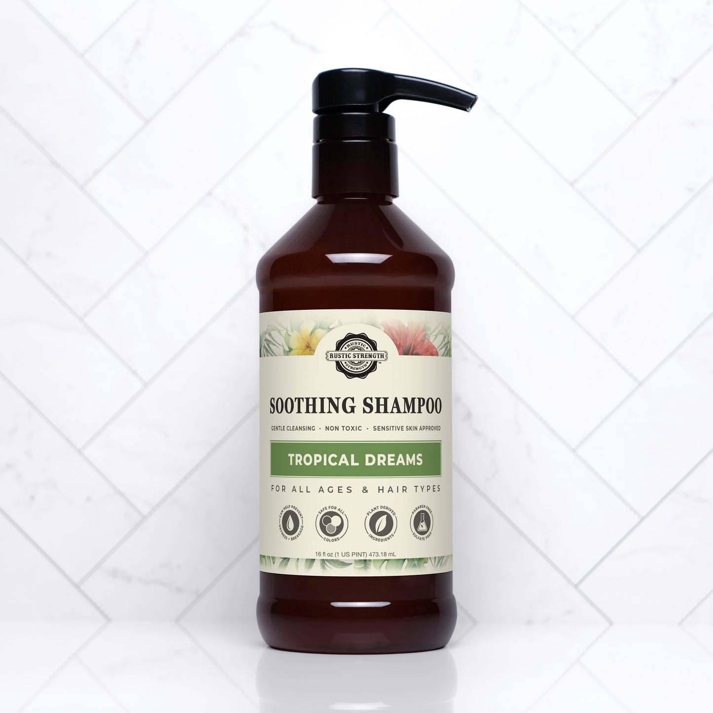 Soothing Shampoo | Tropical Dreams | 16 oz Bottles