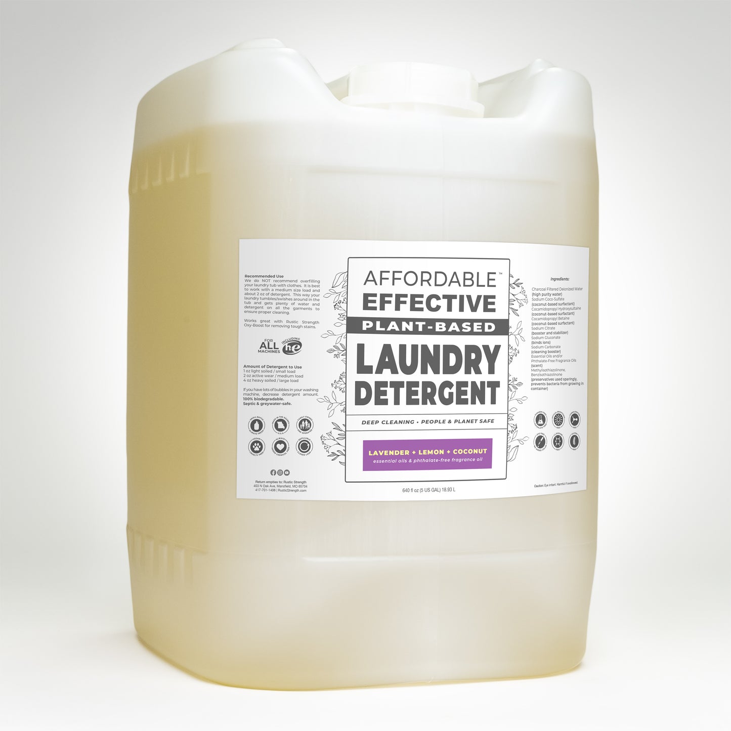 Affordable Effective Plant-Based | Laundry Detergent