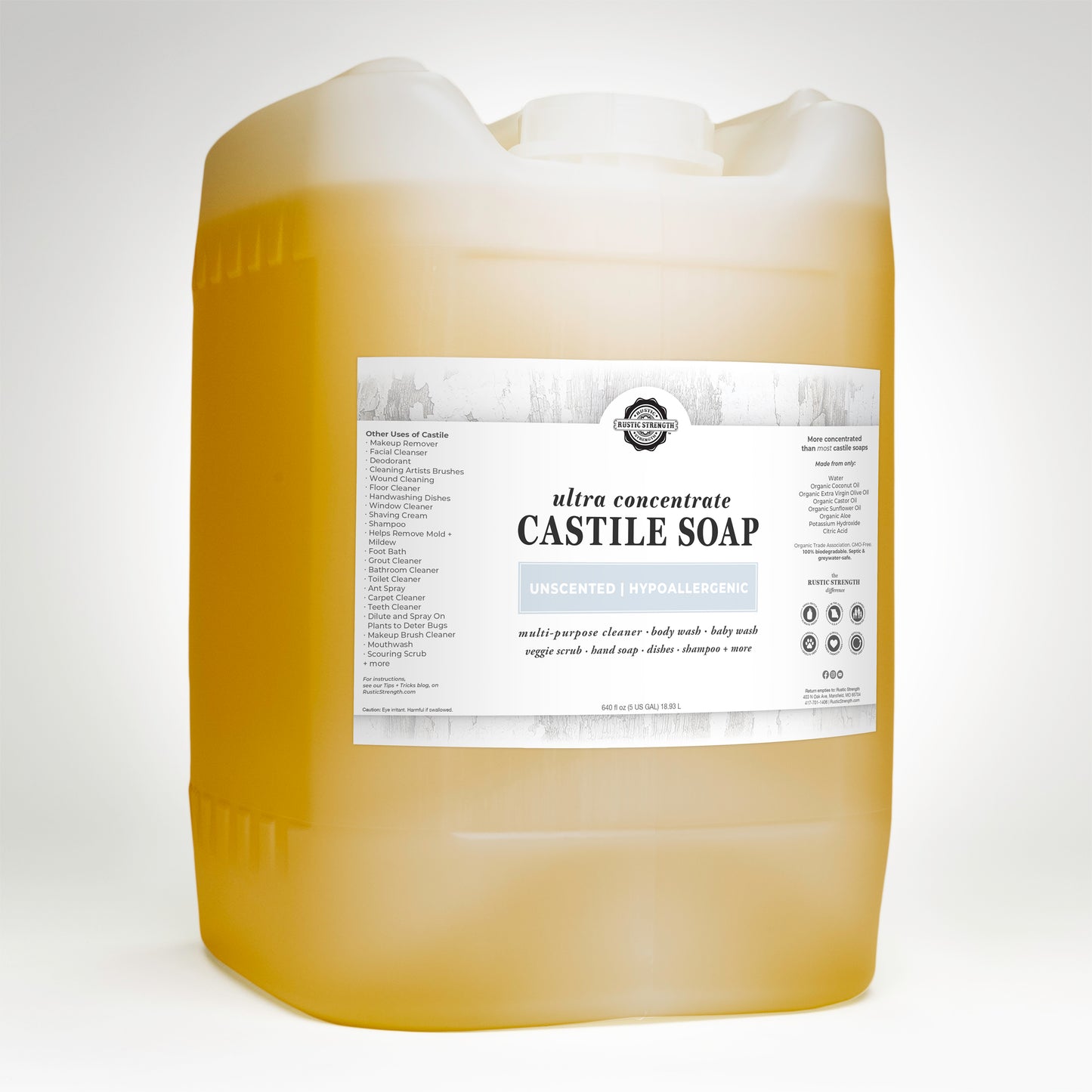 Castile Soap - Concentrated | Unscented
