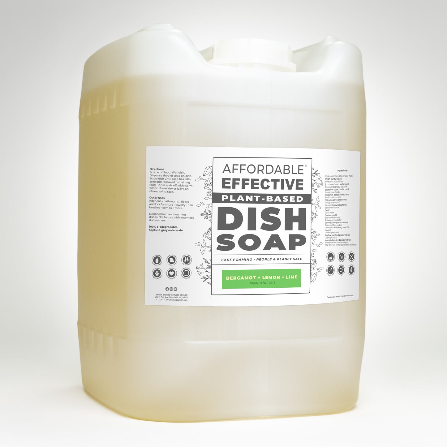 Affordable • Effective • Plant-Based | Dish Soap