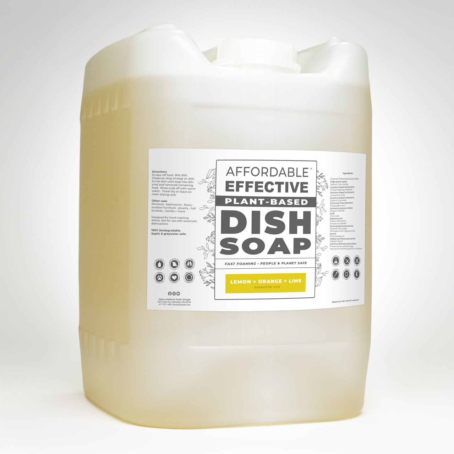 Affordable • Effective • Plant-Based | Dish Soap