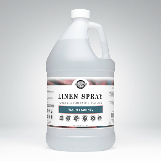 Rustic Strength, Linen Spray, 1 Gallon, Plastic Jug, Warm Flannel