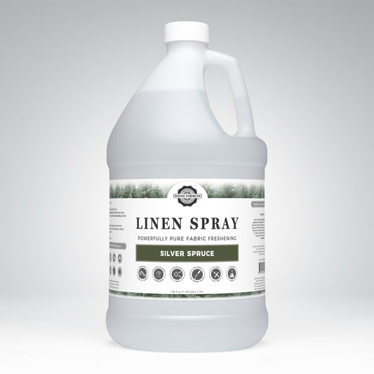 Rustic Strength, Linen Spray, 1 Gallon, Plastic Jug, Silver Spruce