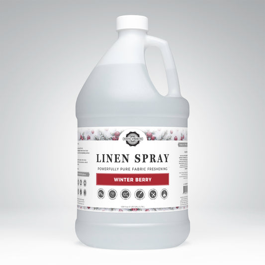 Rustic Strength, Linen Spray, 1 Gallon, Plastic Jug, Winter Berry