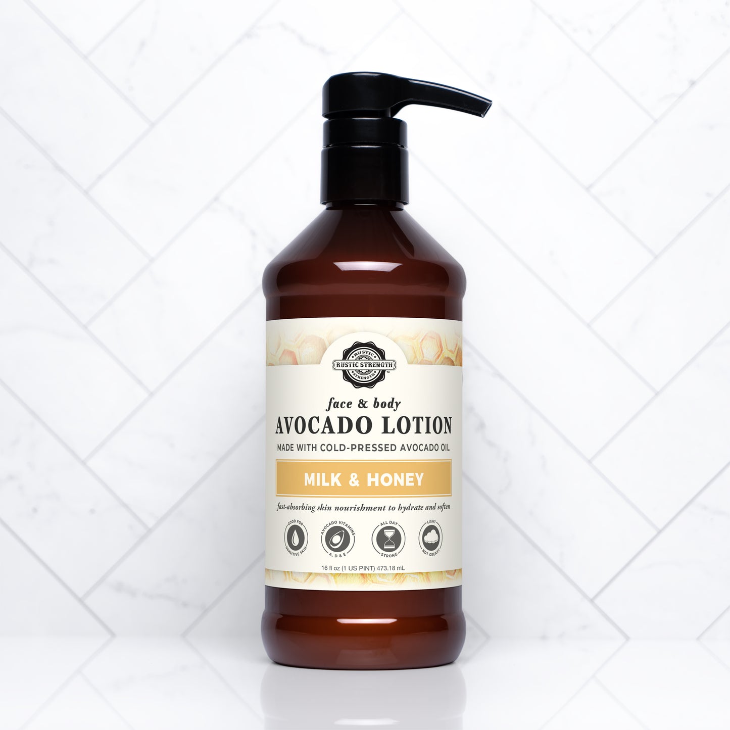 Avocado Lotion for Face & Body | 16 oz Bottles