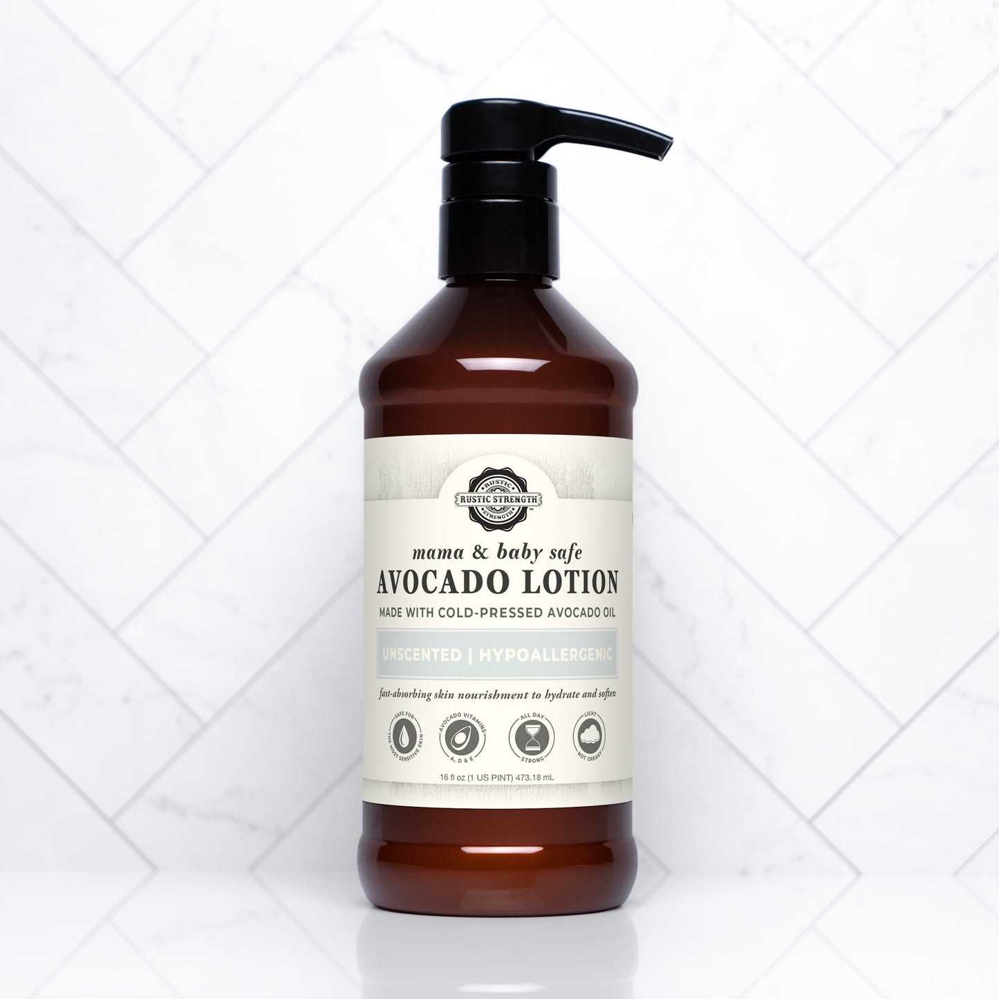 Avocado Lotion for Face & Body | 16 oz Bottles