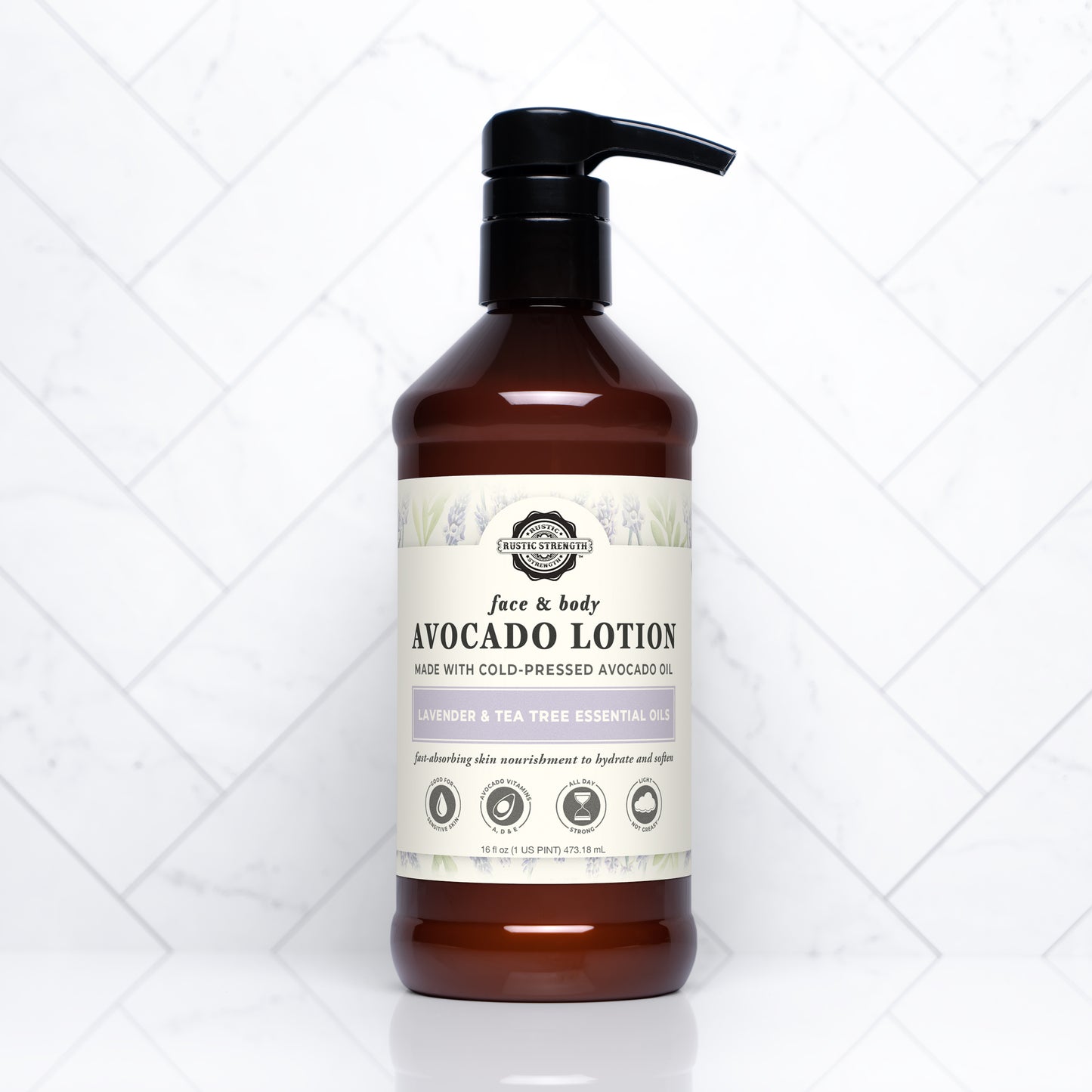 Avocado Lotion for Face & Body | 16 oz Bottles