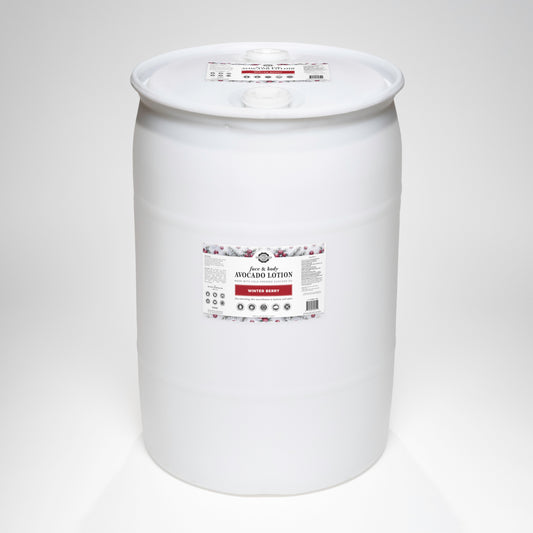 Rustic Strength, Avocado Lotion, 30 Gallon, Drum, Winter Berry