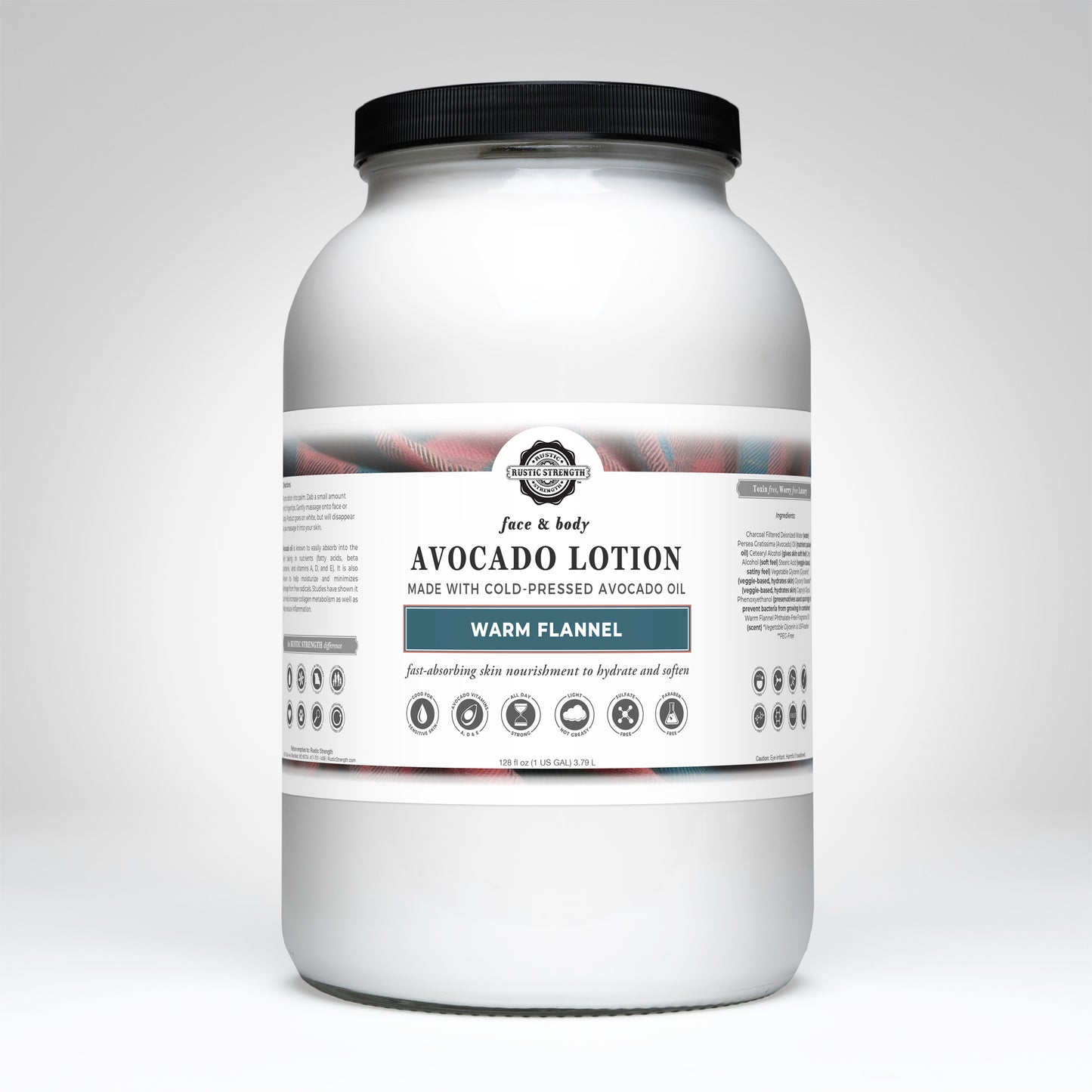 Avocado Lotion for Face & Body | Warm Flannel