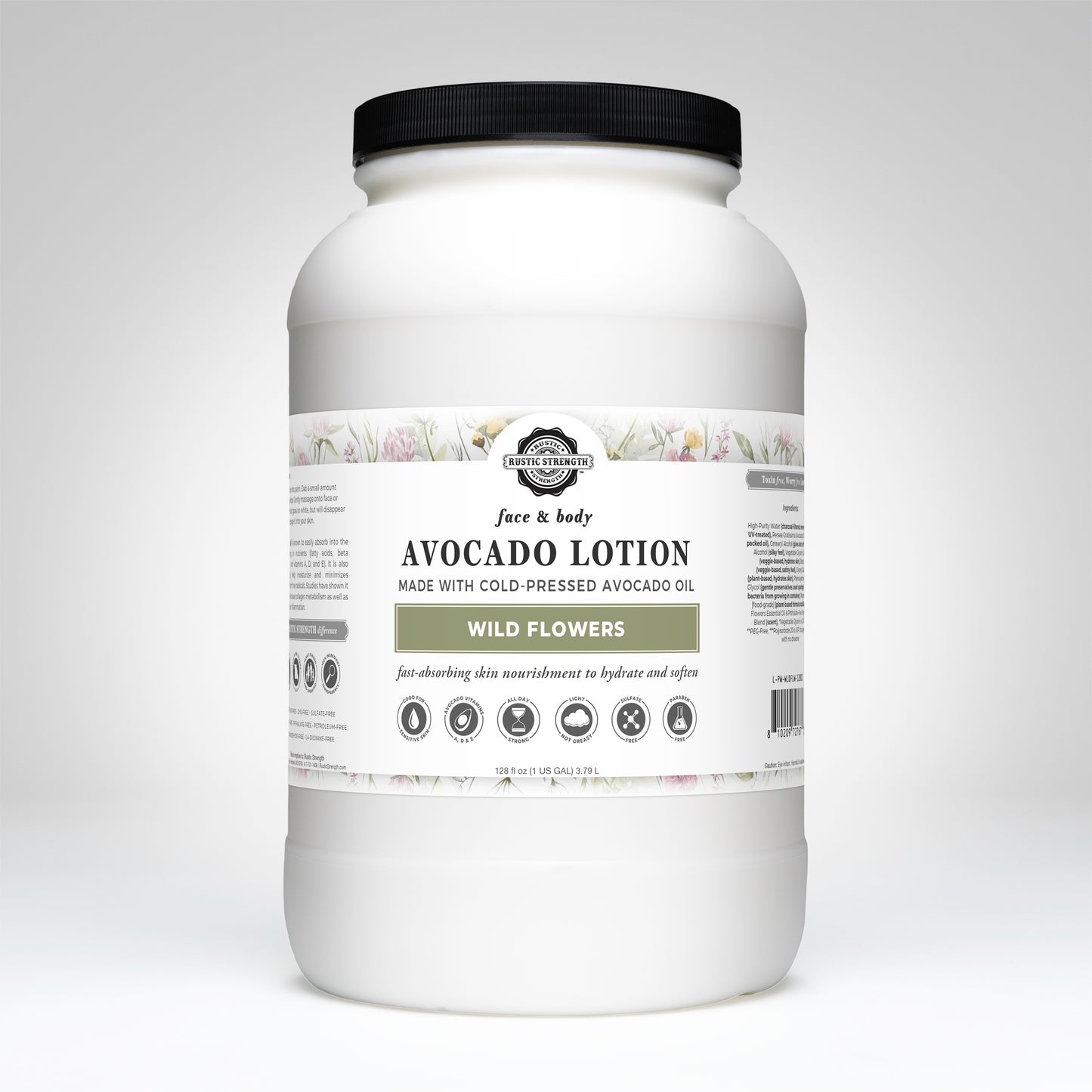 Avocado Lotion for Face & Body | Wild Flowers