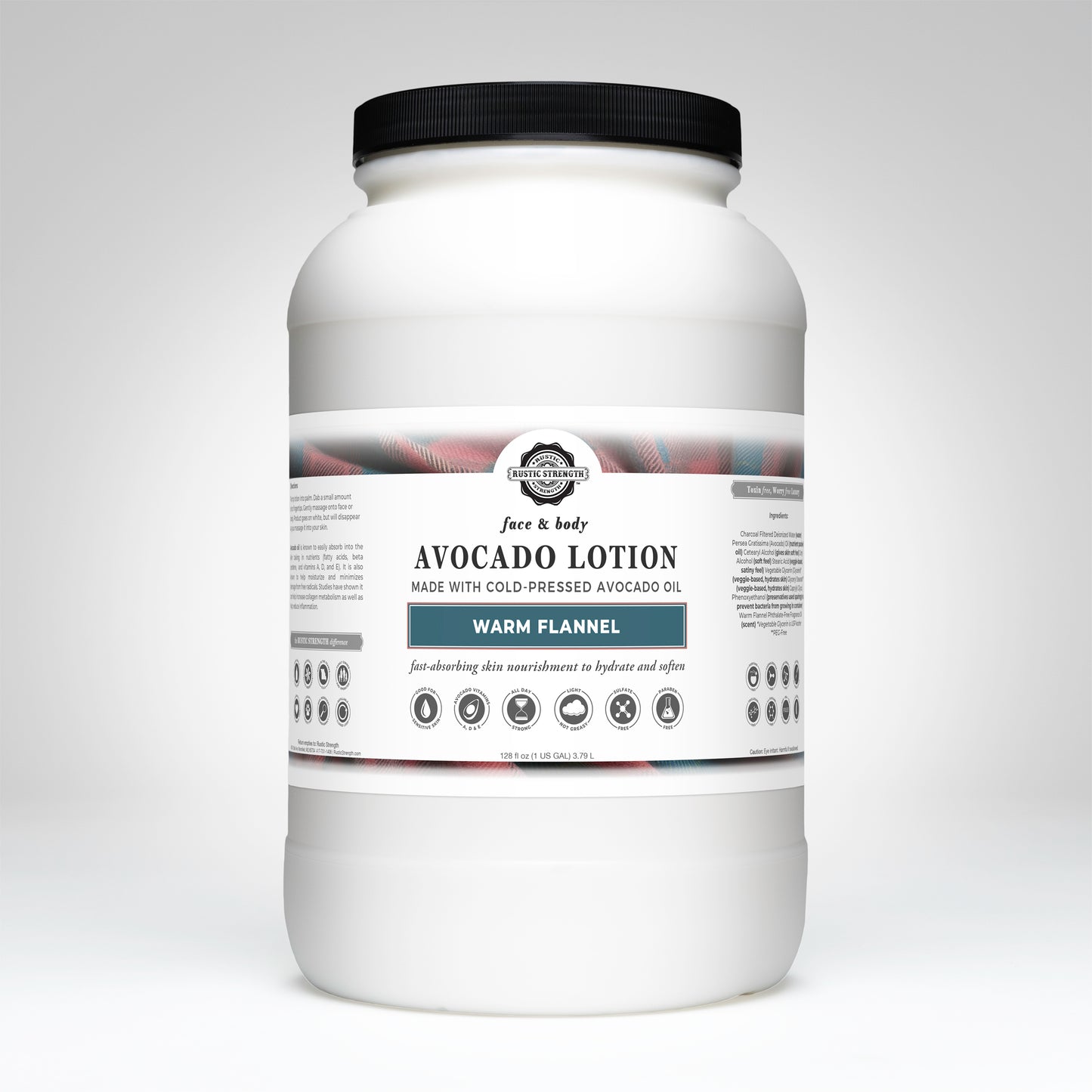 Avocado Lotion for Face & Body | Warm Flannel