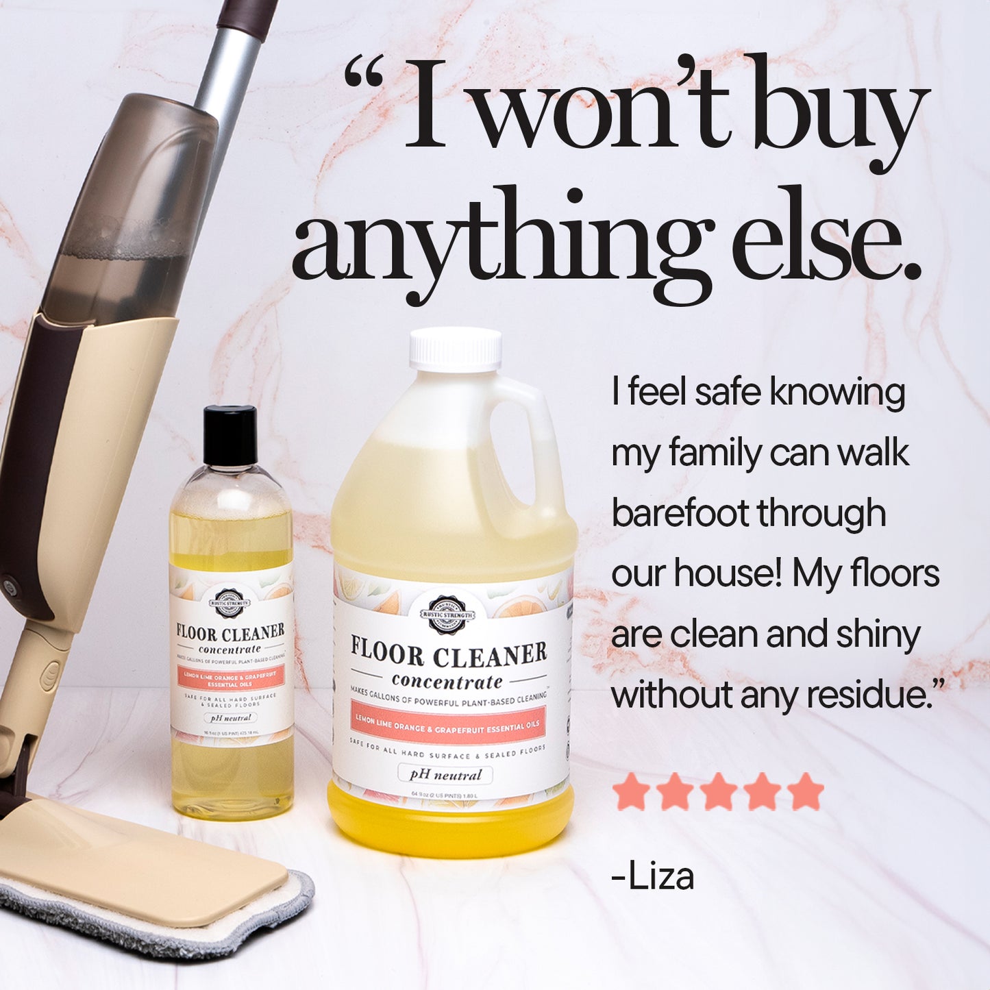 Multi-Surface Floor Cleaner Concentrate | 16 oz Bottle