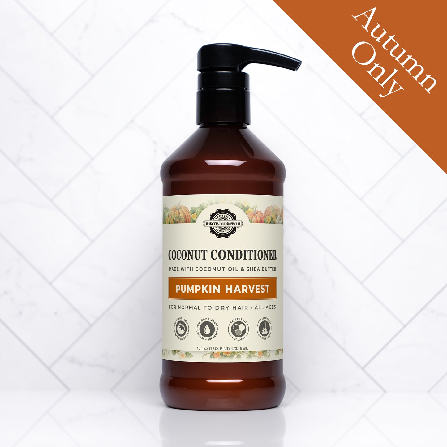 Coconut Conditioner | Pumpkin Harvest | 16 oz Bottles