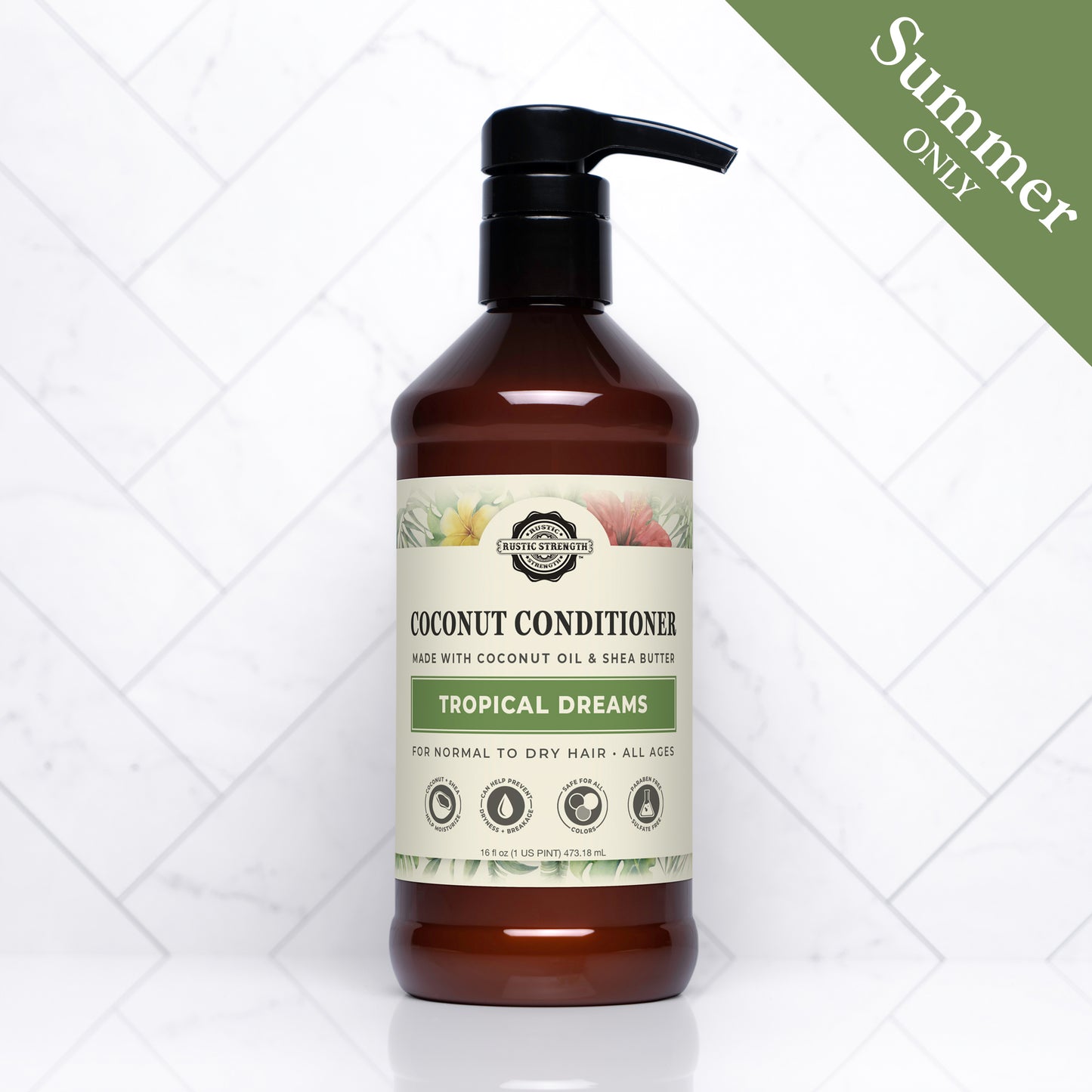 Coconut Conditioner | Tropical Dreams | 16 oz Bottles