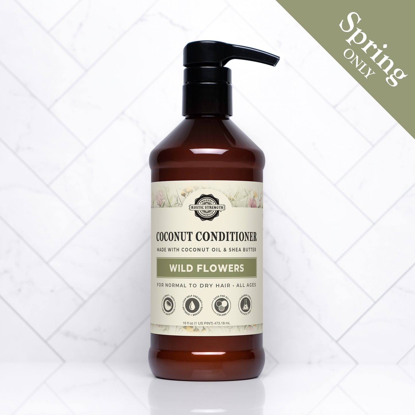 Coconut Conditioner | Wild Flowers | 16 oz Bottles