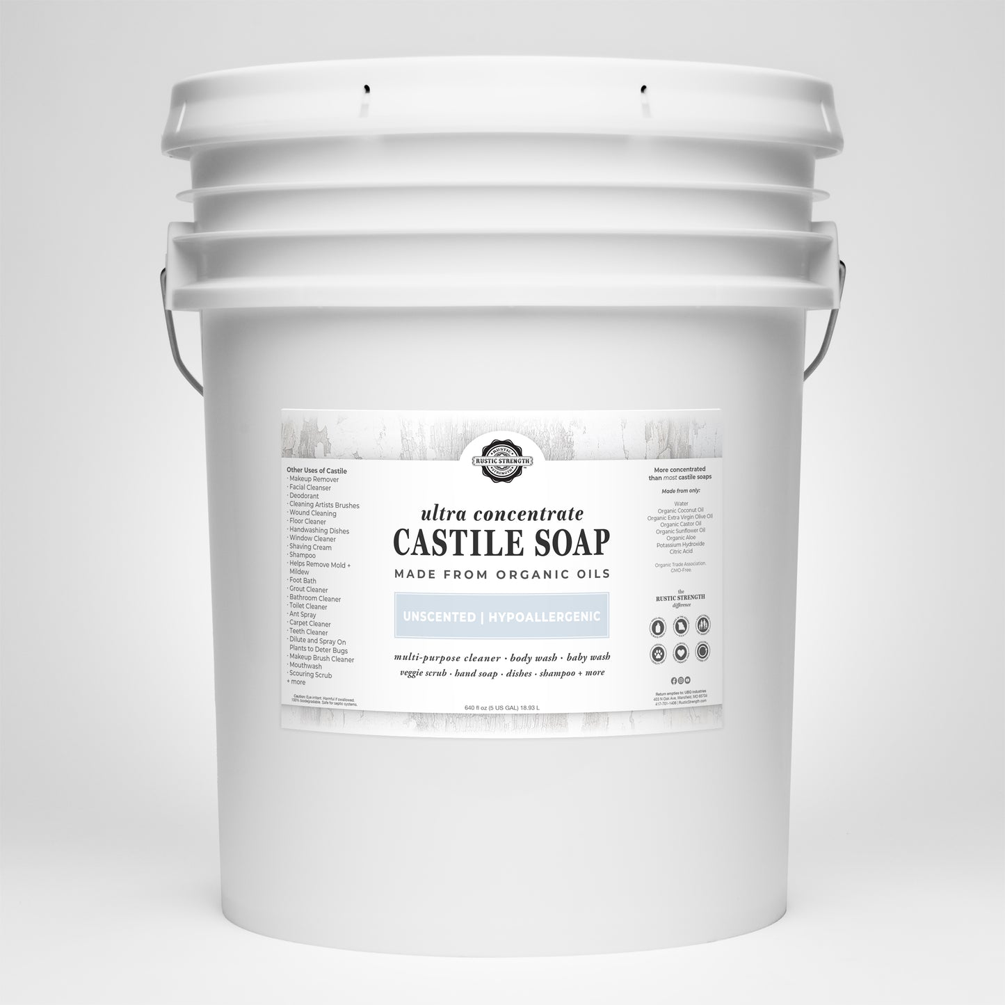 Castile Soap - Ultra Concentrate | Unscented