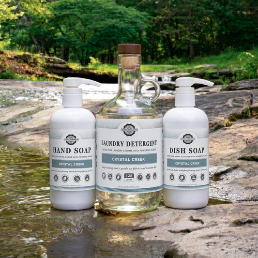 Summer Sample Set | Retail Size Hand, Dish & Laundry | Crystal Creek