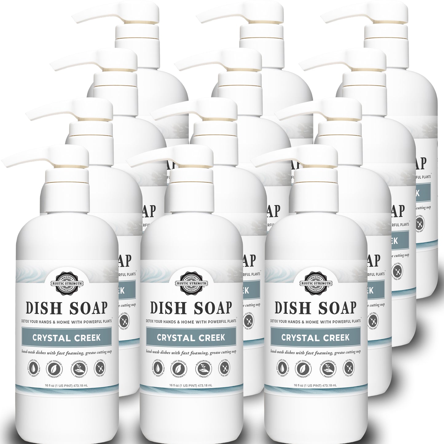 Dish Soap | Crystal Creek | 16 oz Pump Bottle