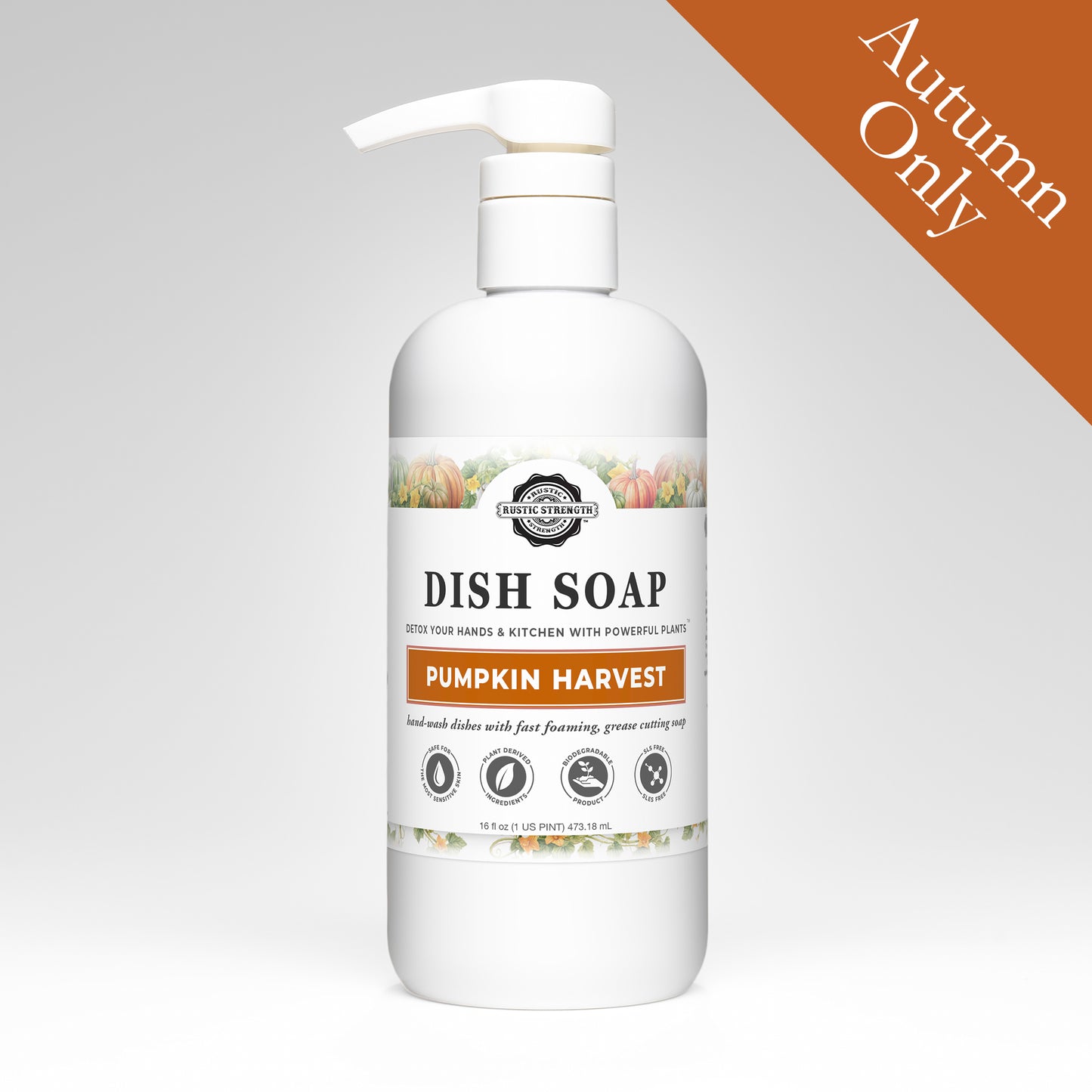 Dish Soap | Pumpkin Harvest | 16 oz Pump Bottle