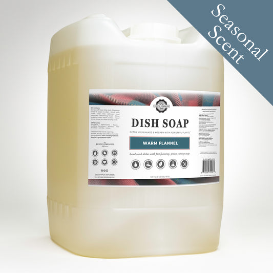 Rustic Strength, Dish Soap, 5 Gallon, Eco-Jug, Warm Flannel with Seasonal Scent badge