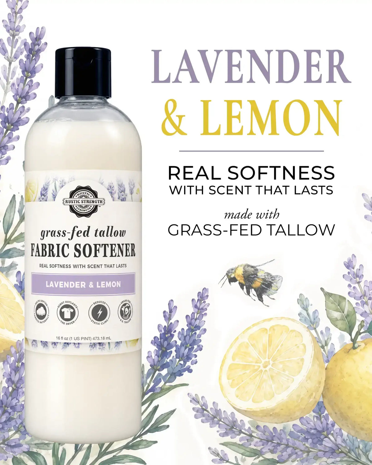 Tallow Fabric Softener | Retail-Ready Cases