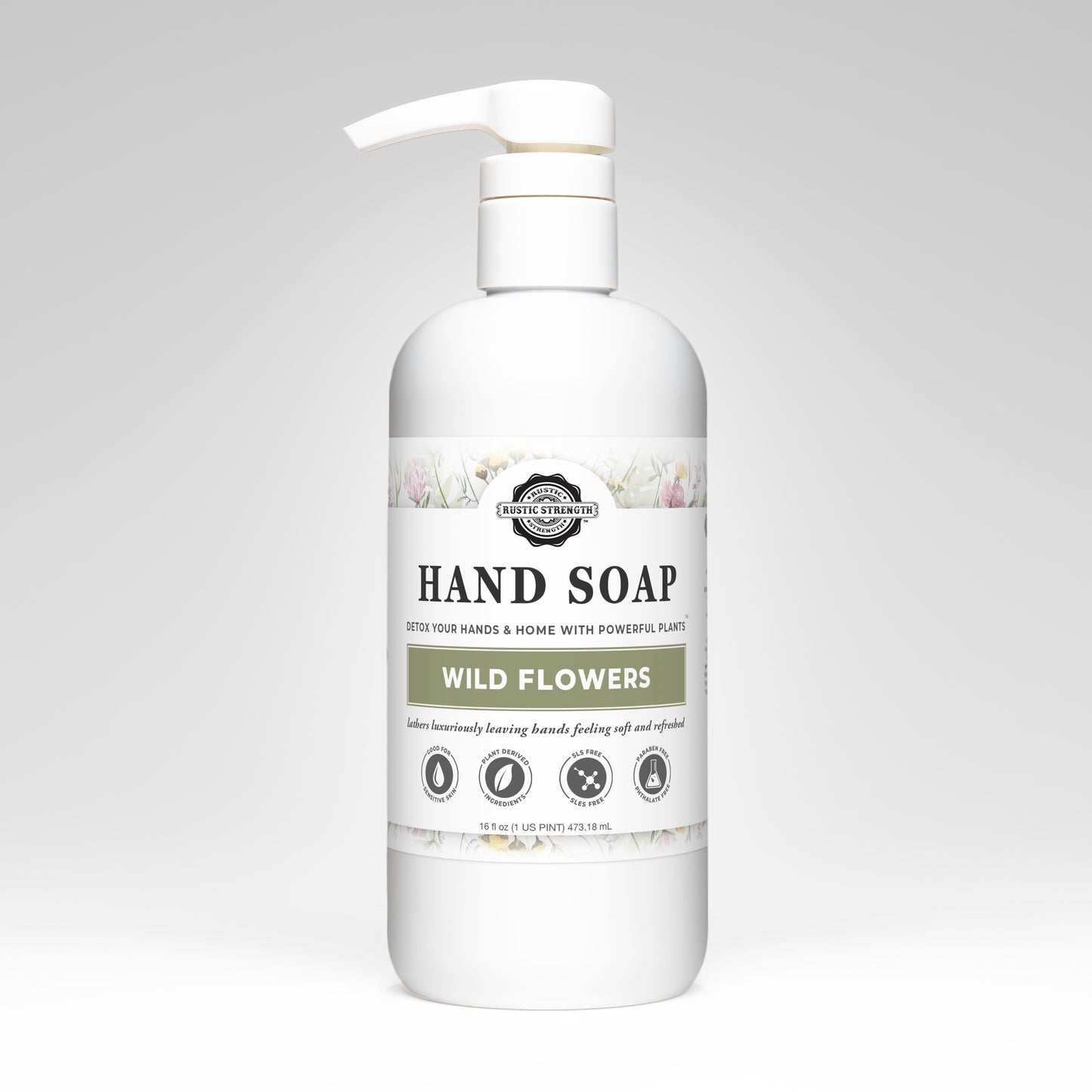 Hand Soap | Wild Flowers | 16 oz Pump Bottle