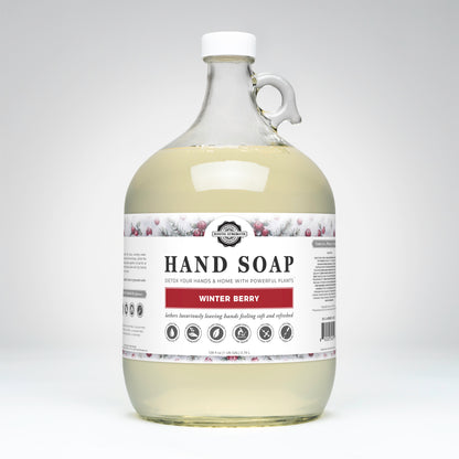 Rustic Strength, Hand Soap, 1 Gallon, Glass Jug, Winter Berry