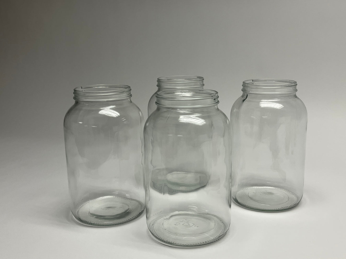 1 Gallon Wide-Mouth Glass Jars | Case of 4