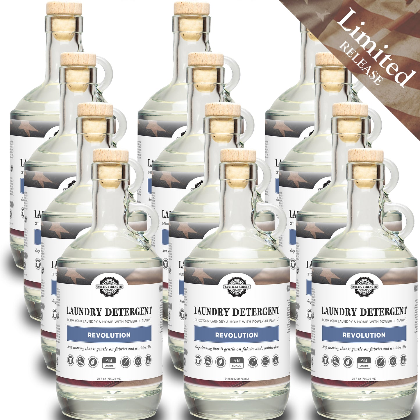 Laundry Detergent | Revolution | 24 oz Glass Bottle