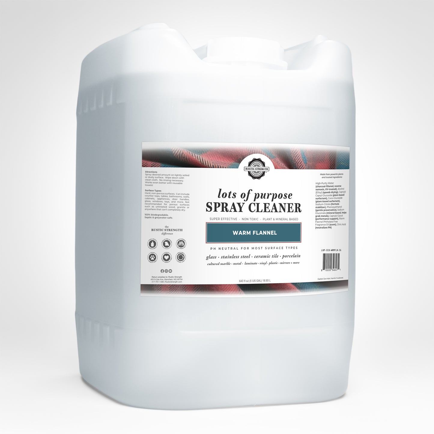 Lots of Purpose Spray Cleaner | Ready-To-Use | Warm Flannel