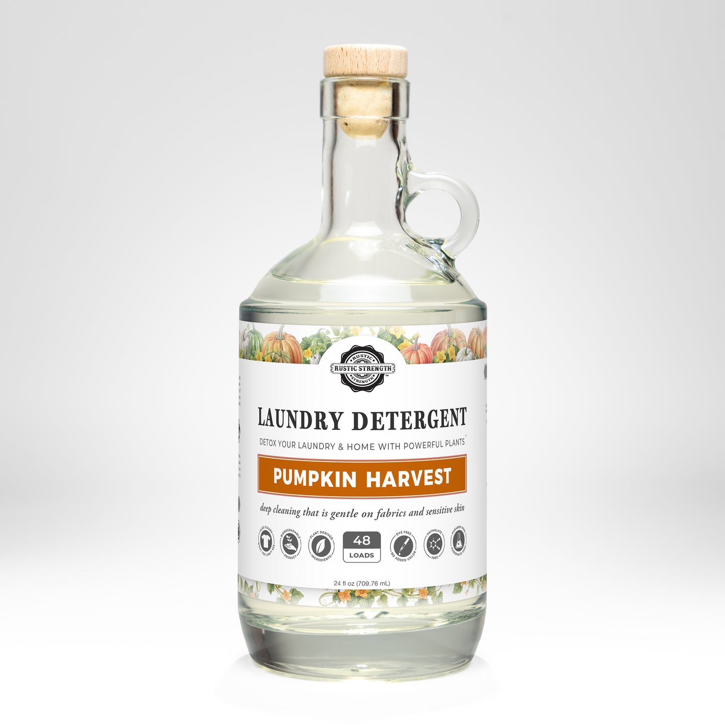 Laundry Detergent | Autumn Scents | 24 oz Glass Bottle