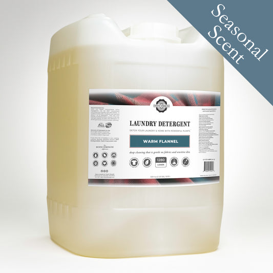 Rustic Strength, Laundry Detergent, 5 Gallon, Eco-Jug, Warm Flannel with Seasonal Scent badge