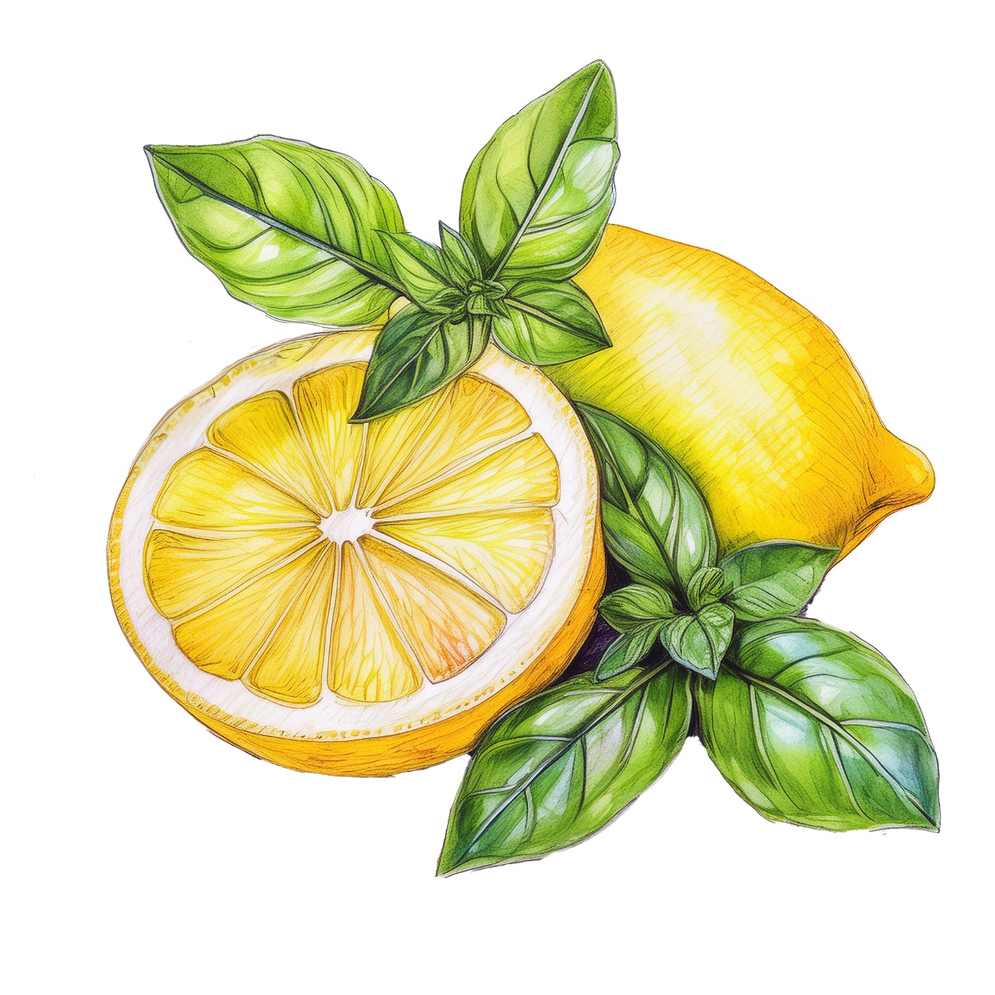 Lemon & Basil Essential Oil Blend