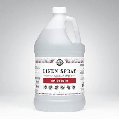 Rustic Strength, Linen Spray, 1 Gallon, Plastic Jug, Winter Berry