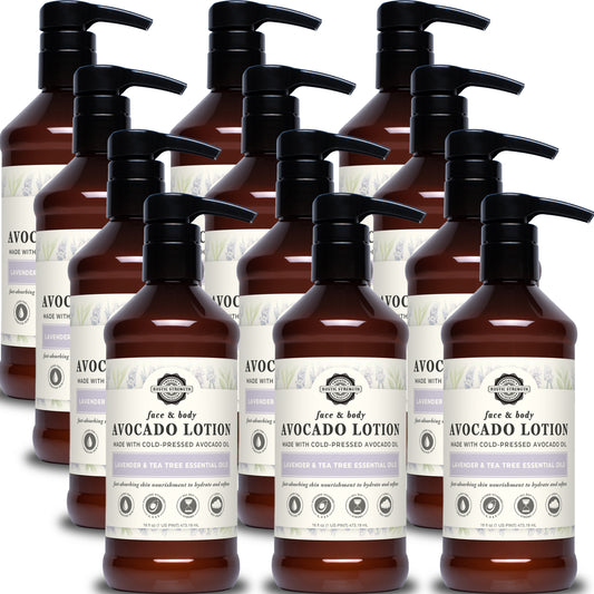 Avocado Lotion for Face & Body | 16 oz Bottles