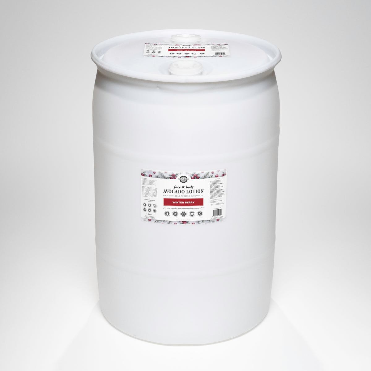 Rustic Strength, Avocado Lotion, 30 Gallon, Drum, Winter Berry