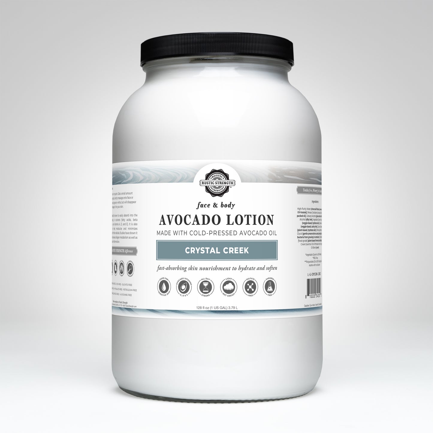 Avocado Lotion for Face & Body | Crystal Creek