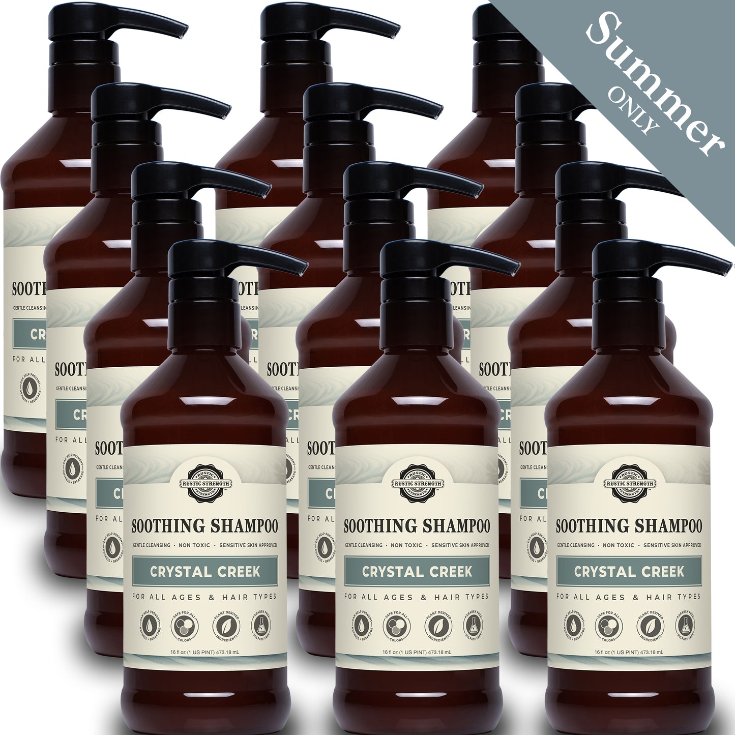 Soothing Shampoo | Crystal Creek | 16 oz Bottles