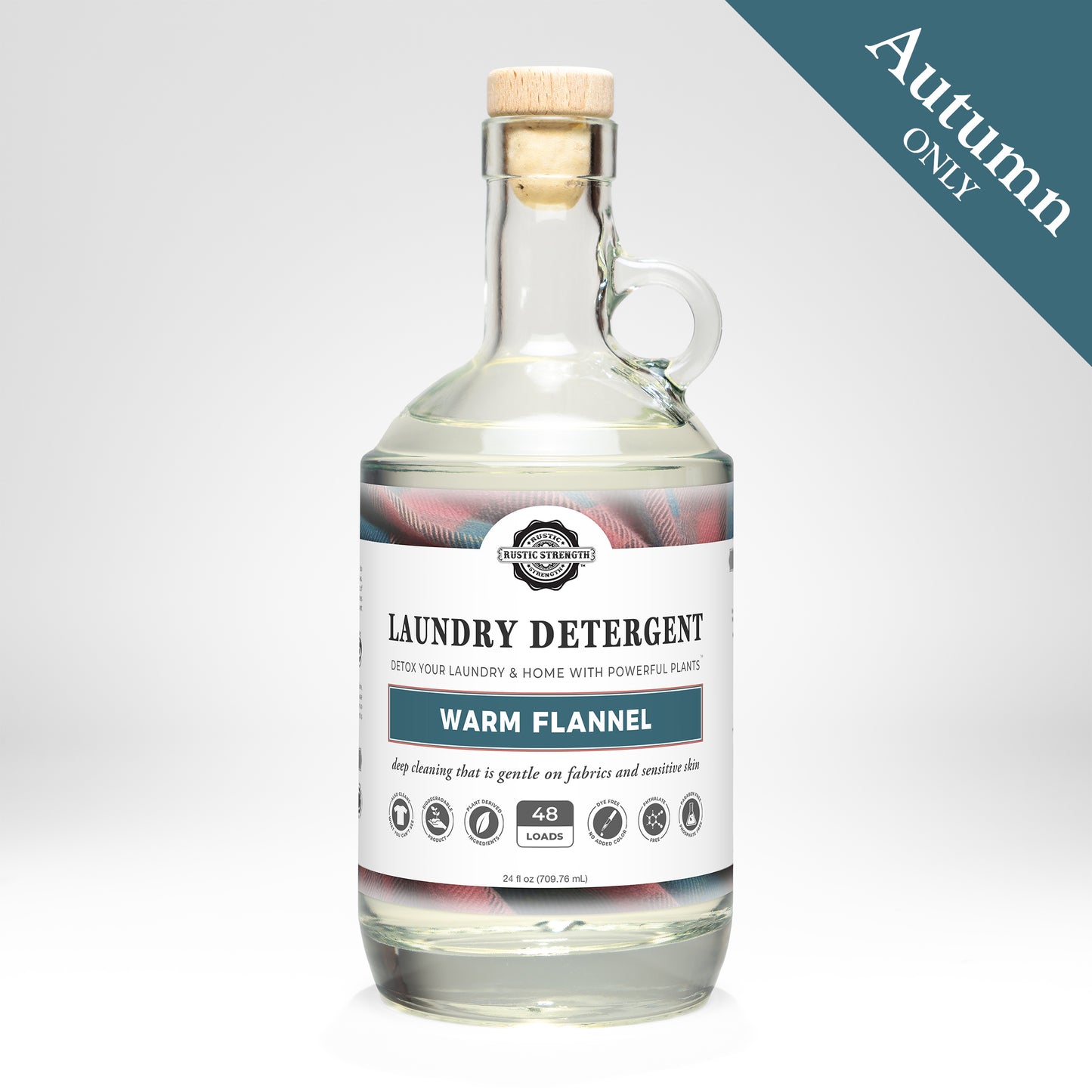 Laundry Detergent | Autumn Scents | 24 oz Glass Bottle