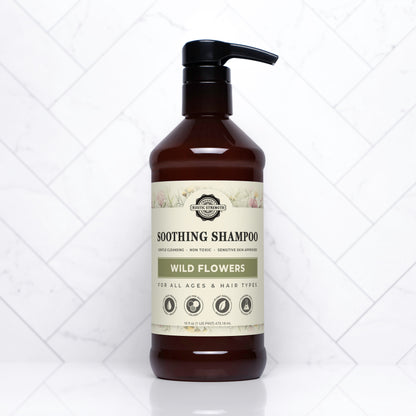 Soothing Shampoo | Wild Flowers | 16 oz Bottles