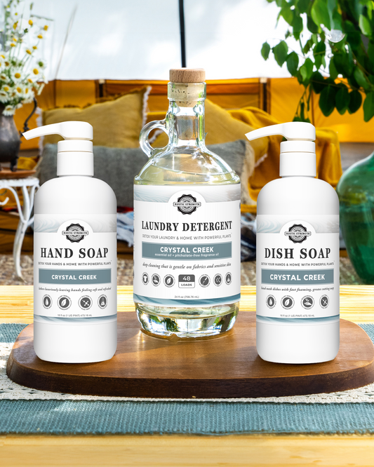 Summer Sample Set | Retail Size Hand, Dish & Laundry | Crystal Creek
