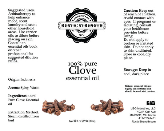 Clove Essential Oil - 16oz