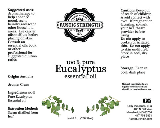 Eucalyptus Essential Oil - 16oz