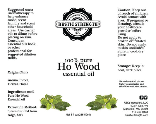 Ho Wood Essential Oil - 16oz