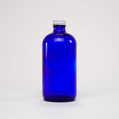 16 oz Cobalt Blue Glass Keeper Bottles