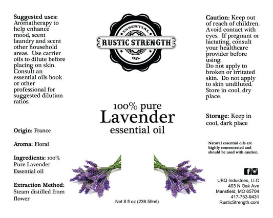 Lavender Essential Oil - 16oz