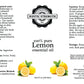 Lemon Essential Oil - 16oz