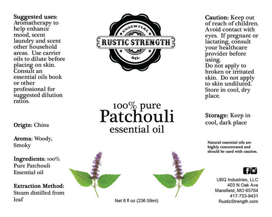 Patchouli Essential Oil - 16oz