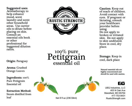 Petitgrain Essential Oil - 16oz